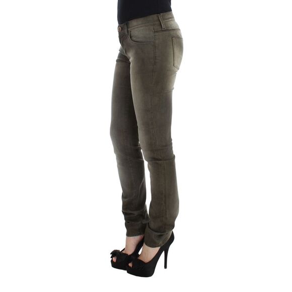 Ermanno Scervino SIG30294 Slimfit Jeans Women Gray Jeans & Pants - Picture 2 of 6